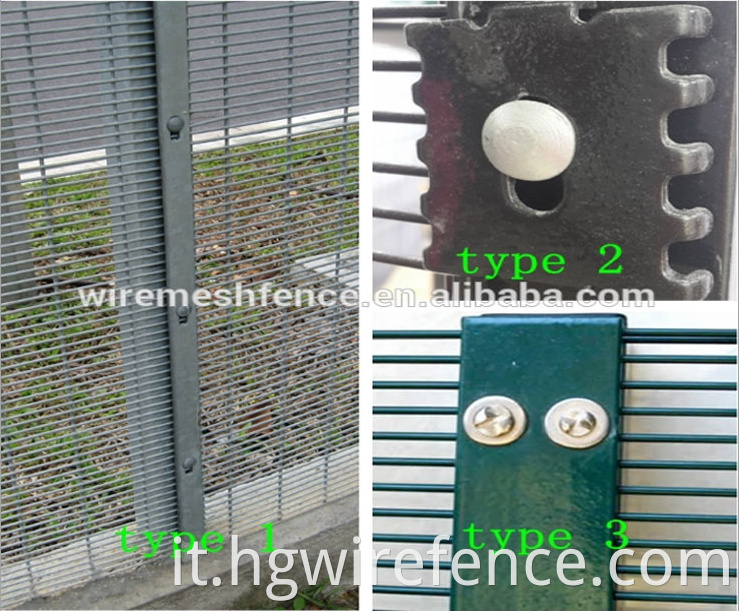 Anginy Factory Anti Climb 358 Fence di sicurezza